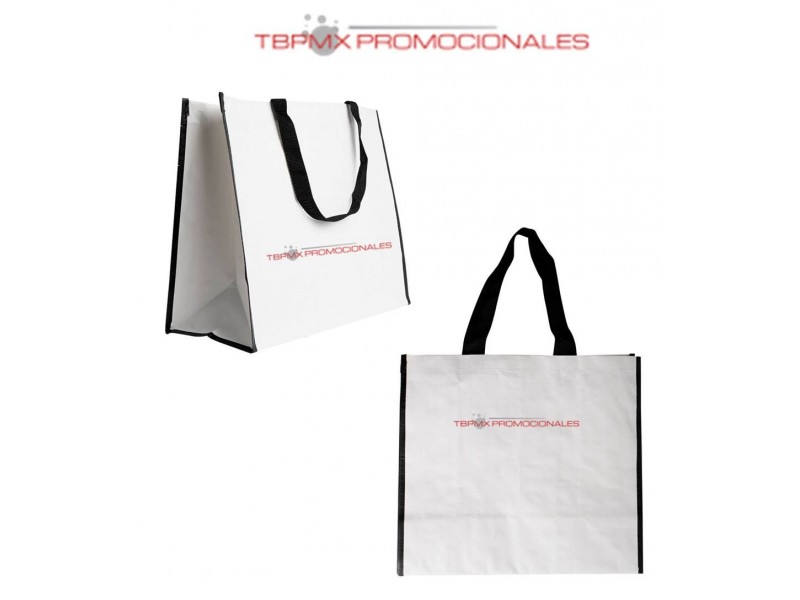 Bolsa ecologica polipropileno cosida lama promocional