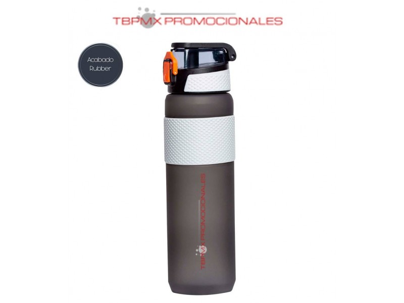 Cilindro anfora plástico 1 litro rubber cintillo silicón namor promocional