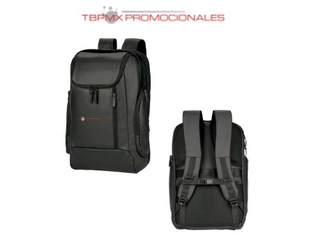 Mochila vinipiel porta laptop 17.5 pulgadas abertura 360 acolchada peary promocional