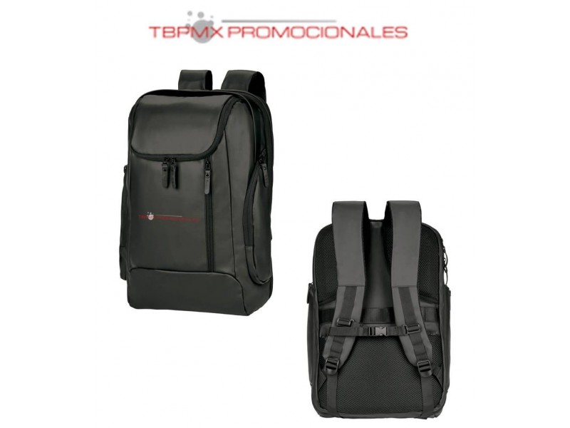 Mochila vinipiel porta laptop 17.5 pulgadas abertura 360 acolchada peary promocional