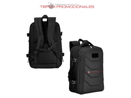 Mochila carcasa dura abertura 360 porta laptop 17.5 pulgadas placa acolchada freya promocional