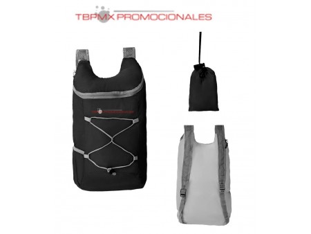 Mochila plegable poliester doble cierre red para zapatos kardo promocional