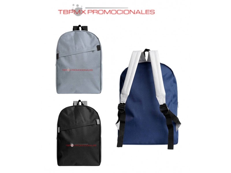 Mochila escolar poliester ash promocional