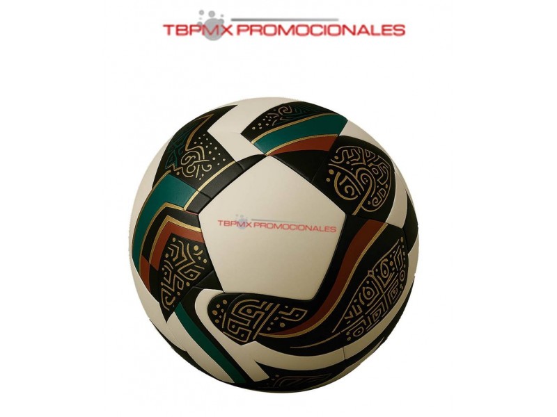 Balon de futbol soccer No. 5 pvc 12 gajos texturizado messi promocional