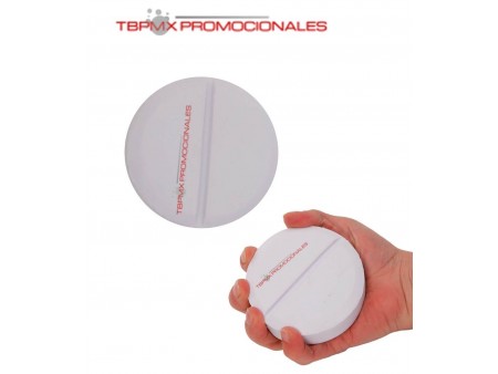 Pelota antiestres en forma de pastilla pill promocional