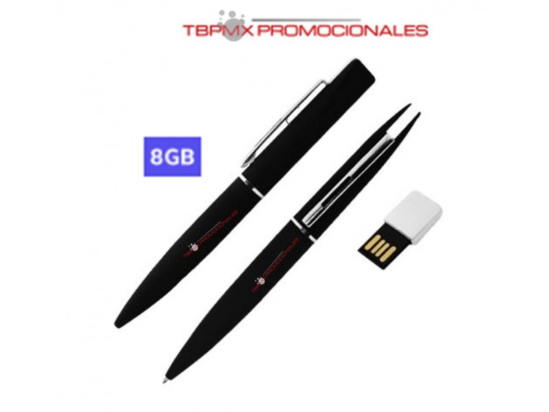 Memoria usb 8 gb boligrafo plastico promocional