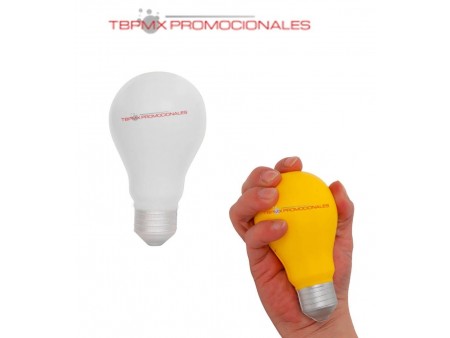 Pelota antiestres foco flare promocional