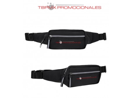 Cangurera vinipiel broche seguridad coe promocional