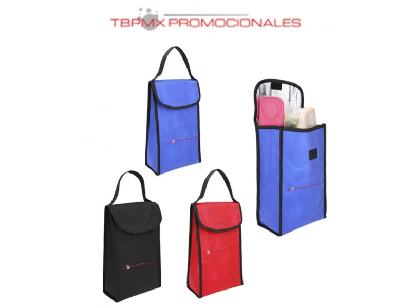 Lonchera termica nonwoven broche velcro tusla promocional