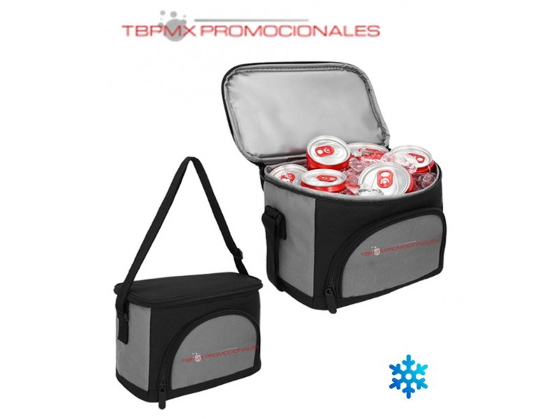 Hielera termica poliester impermeable plastificado ice promocional