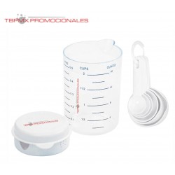 Vaso medidor 16 oz con tapa...