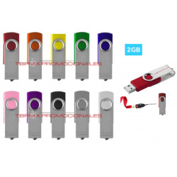 Memoria usb 2 gb giratoria...