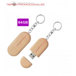 Memoria usb llavero oval...