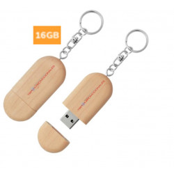 Memoria usb llavero oval...