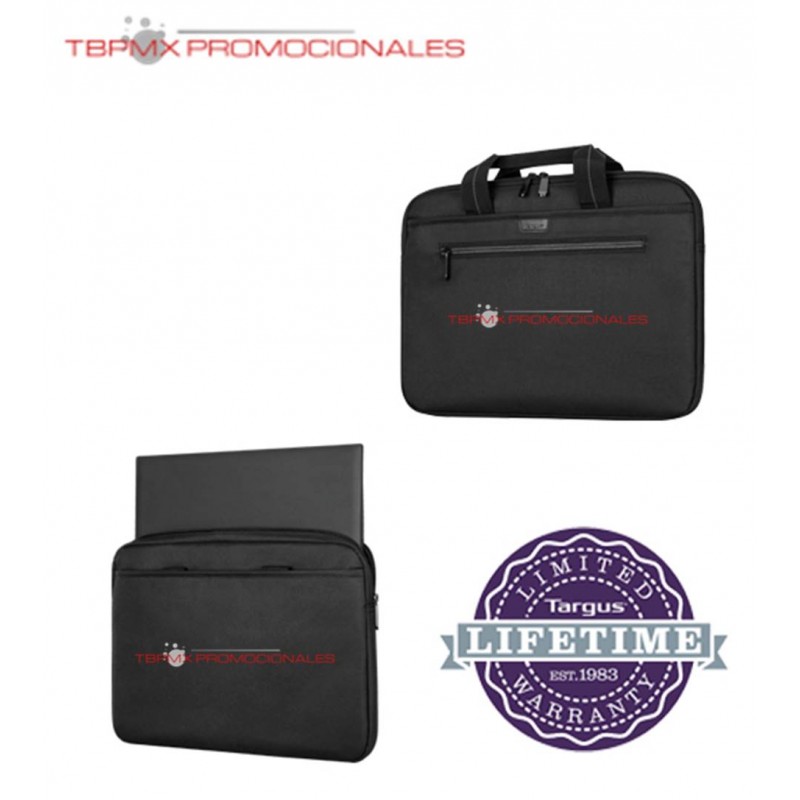 deuda Discrepancia Plantación Maletín portafolio porta laptop con 4 compartimentos marca Targus  promocional