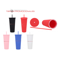 Vaso plastico 700 ml doble...