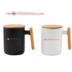 Taza de cerámica mate con...