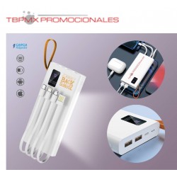 Power bank 4 en 1 carga...