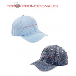 Gorra de mezclilla 6 gajos...