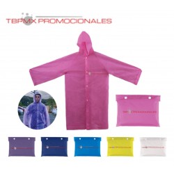 Impermeable con botones de...