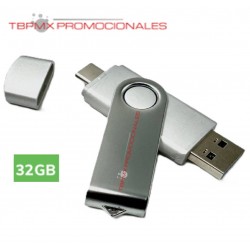 Memoria usb 32 gb giratoria...