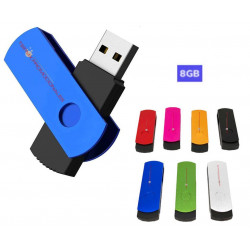 Memoria usb giratoria lisa 8gb