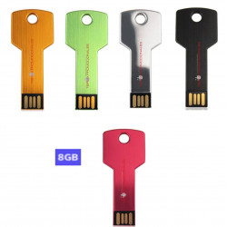 Memoria usb llave metal...