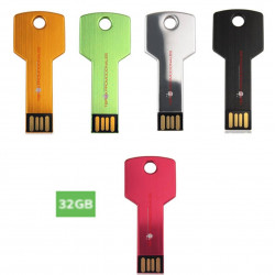 Memoria usb llave metal...